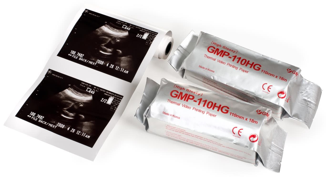 Ultrasound thermal printing paper_ GMP_110HG